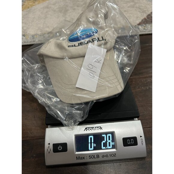 Helinger Subaru Embroidered Baseball Cap Beige One Size Adjustable Beige Outdoor - Picture 6 of 6